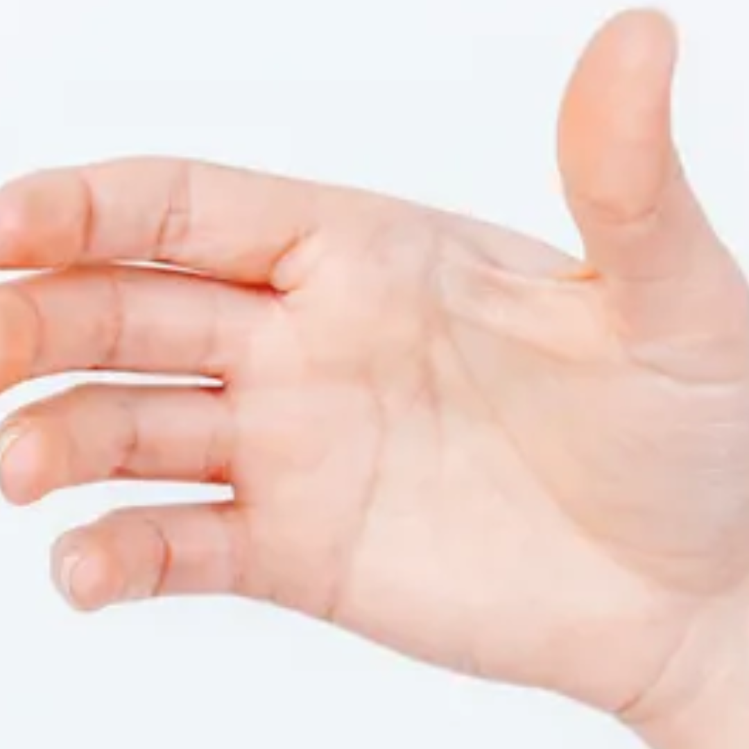 Difficulty gripping objects or making a fist