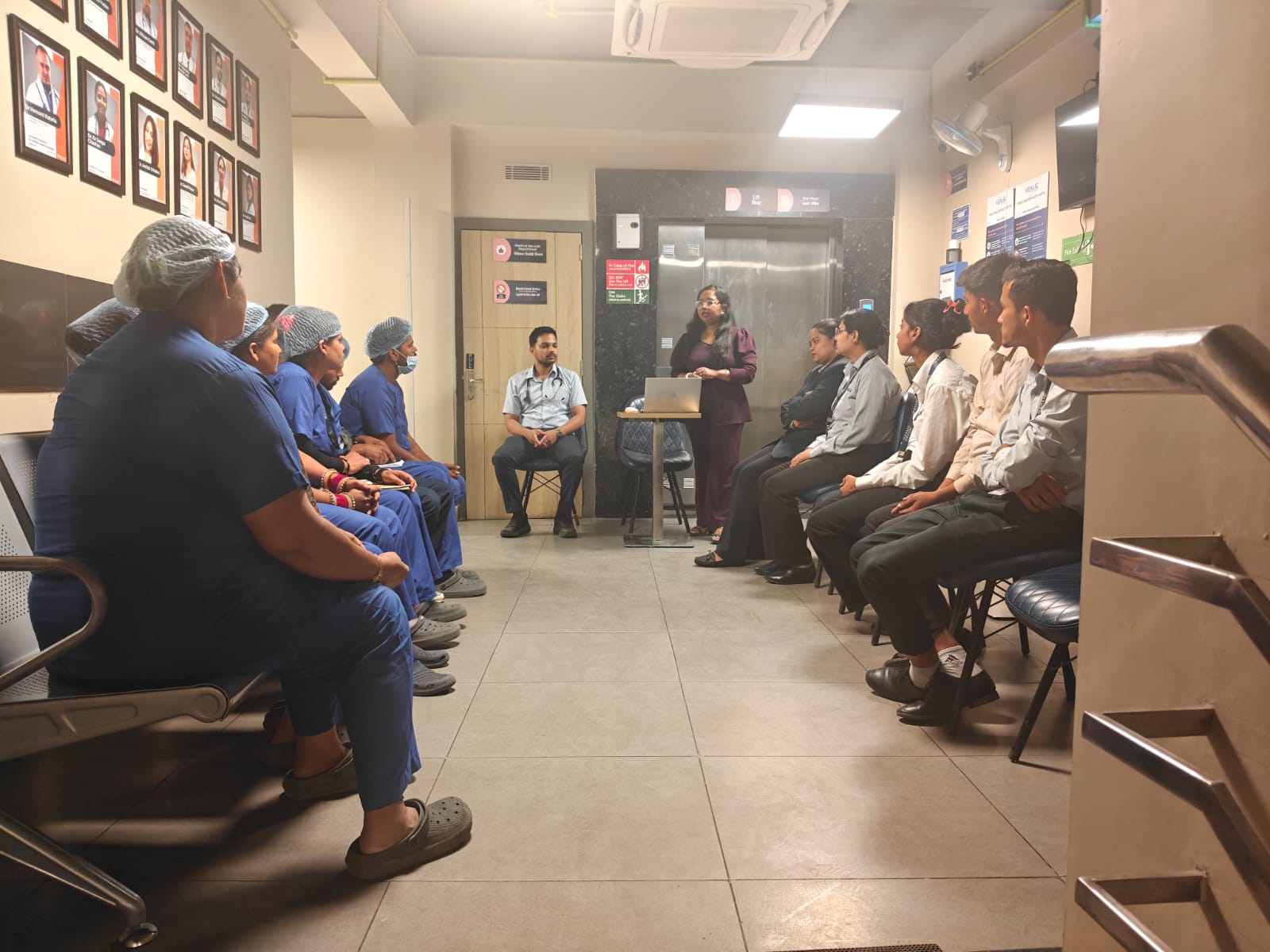 Daily Team Huddles at Healic Hospital